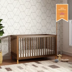 Gelato 4-in-1 Convertible Crib with Toddler Bed Conversion Kit