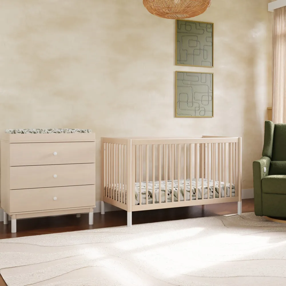 Gelato 4-in-1 Convertible Crib with Toddler Bed Conversion Kit