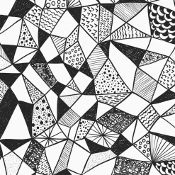 Geometric Shapes Mural