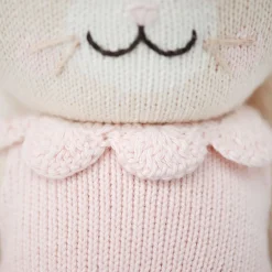 Hannah The Bunny Hand-Knit Doll Blush