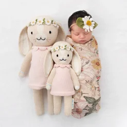 Hannah The Bunny Hand-Knit Doll Blush