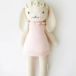 Hannah The Bunny Hand-Knit Doll Blush