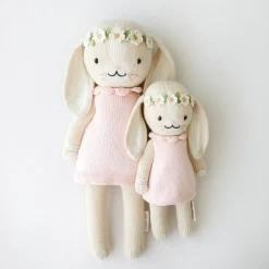 Hannah The Bunny Hand-Knit Doll Blush