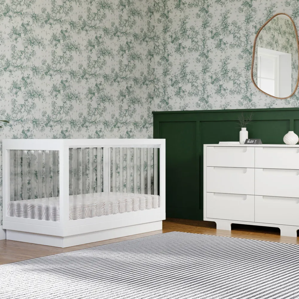 Harlow 3-in-1 Convertible Crib with Toddler Bed Conversion Kit