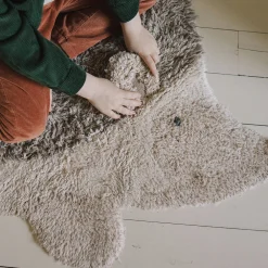 Hedgehog Washable Animal Rug