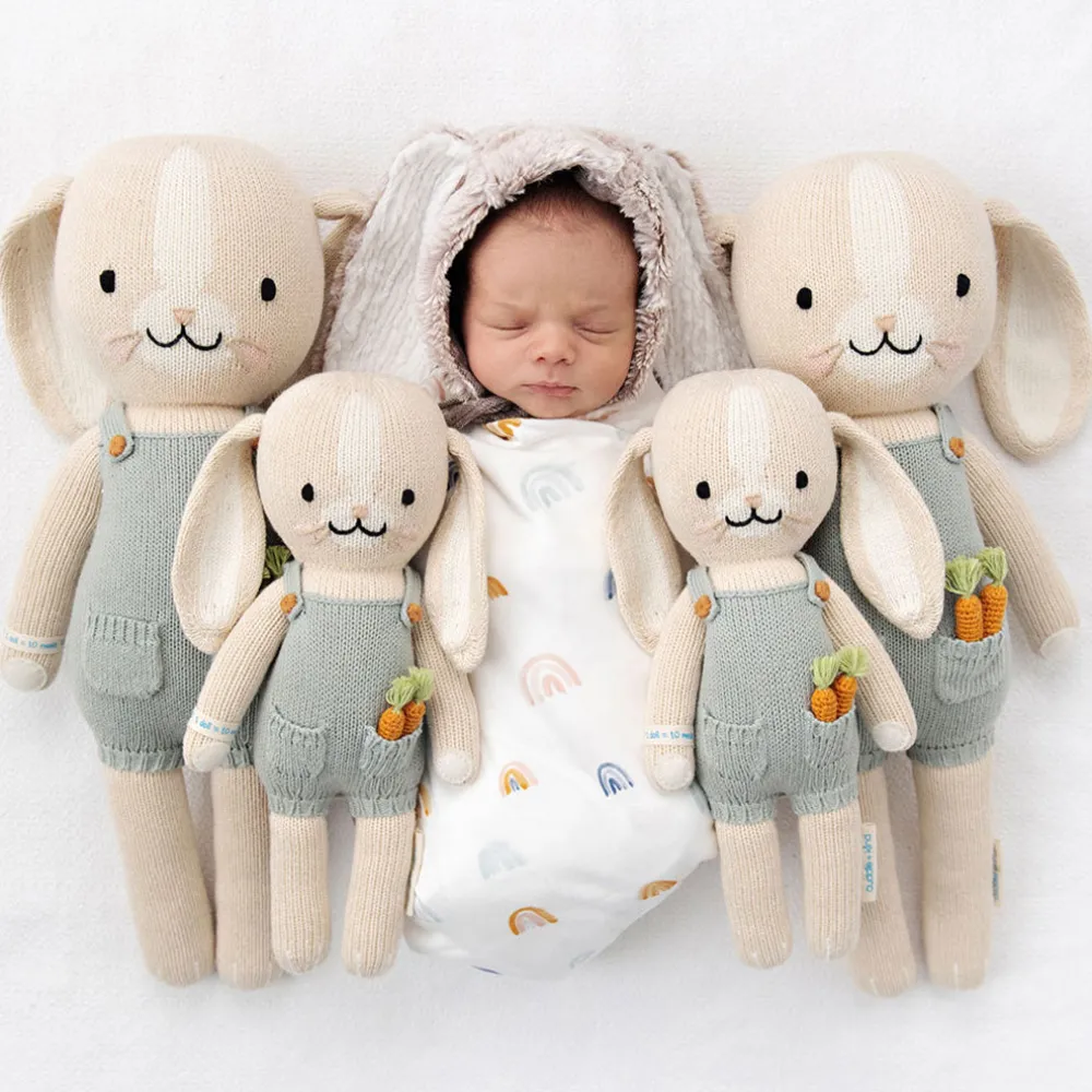 Henry The Bunny Hand-Knit Doll