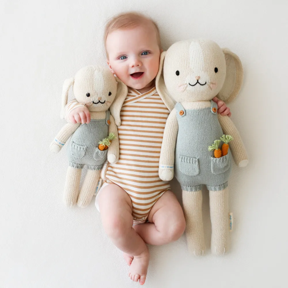 Henry The Bunny Hand-Knit Doll