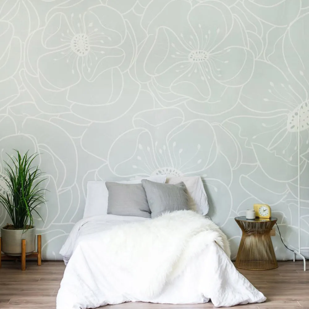 Hibiscus Mural