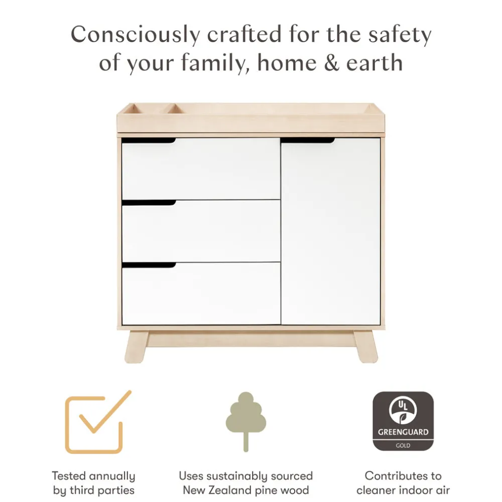 Hudson 3-Drawer Compact Changer Dresser with Removable Changing Tray (40")