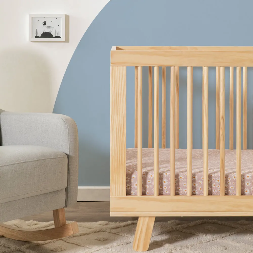 Hudson 3-in-1 Convertible Crib + Toddler Rail
