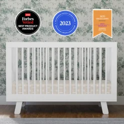 Hudson 3-in-1 Convertible Crib + Toddler Rail
