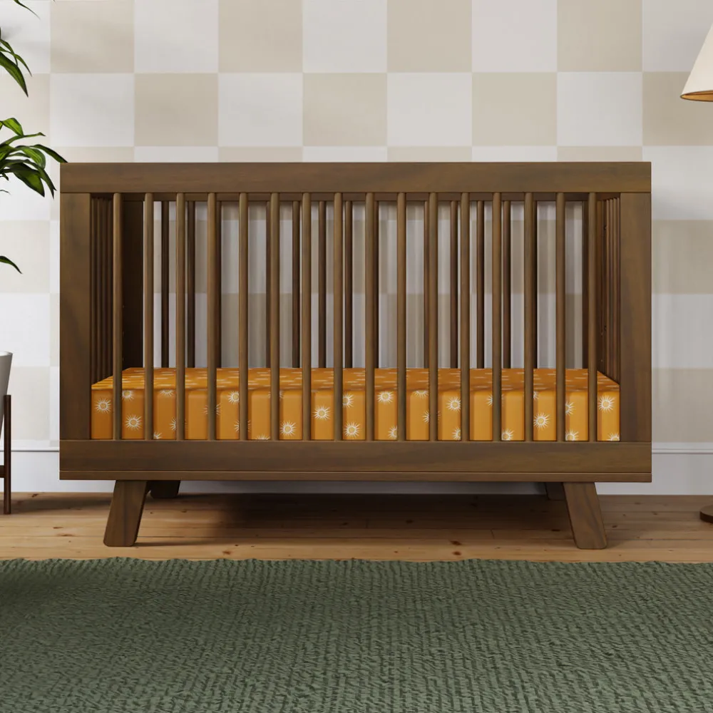 Hudson 3-in-1 Convertible Crib + Toddler Rail