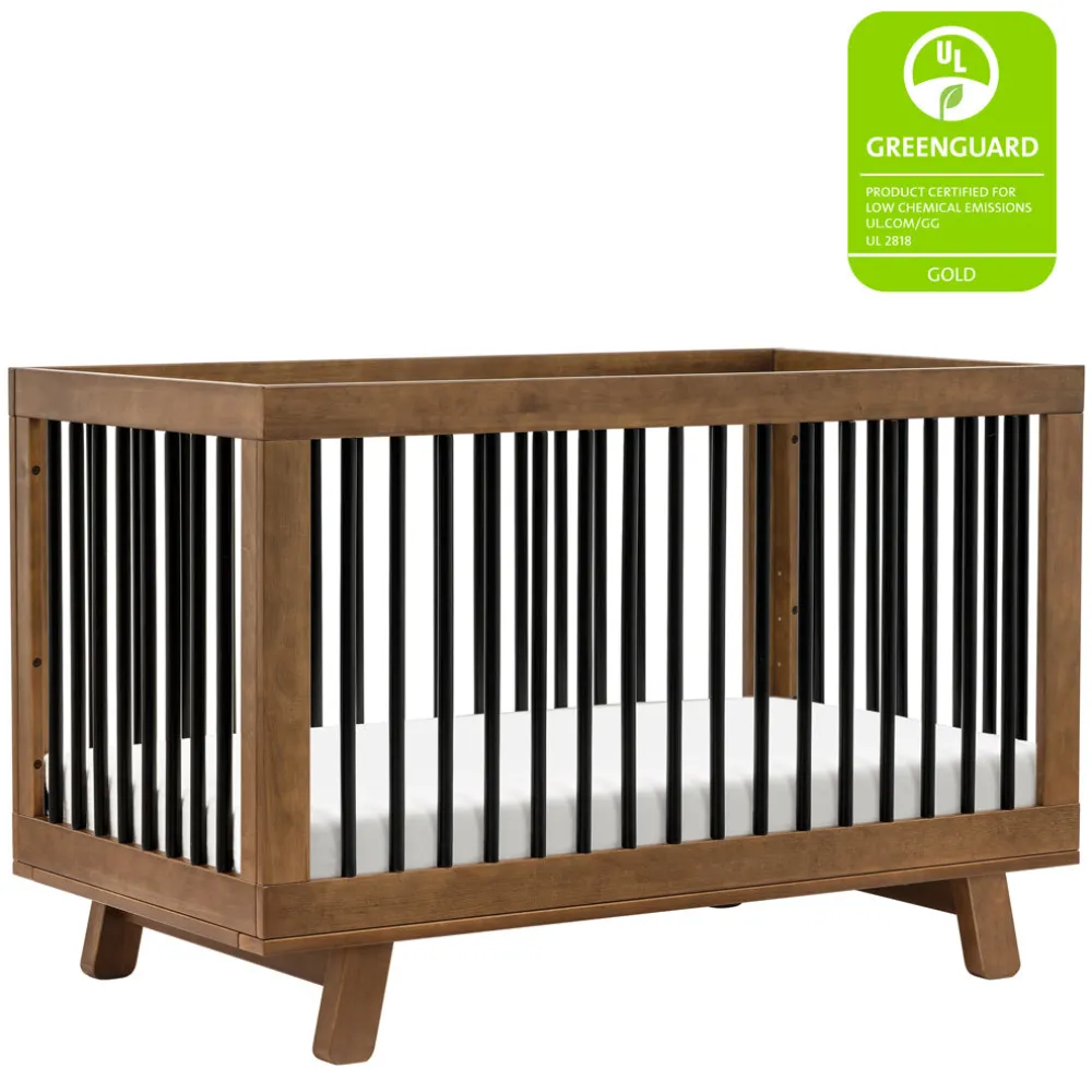 Hudson 3-in-1 Convertible Crib + Toddler Rail