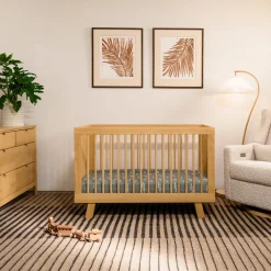 Hudson 3-in-1 Convertible Crib + Toddler Rail