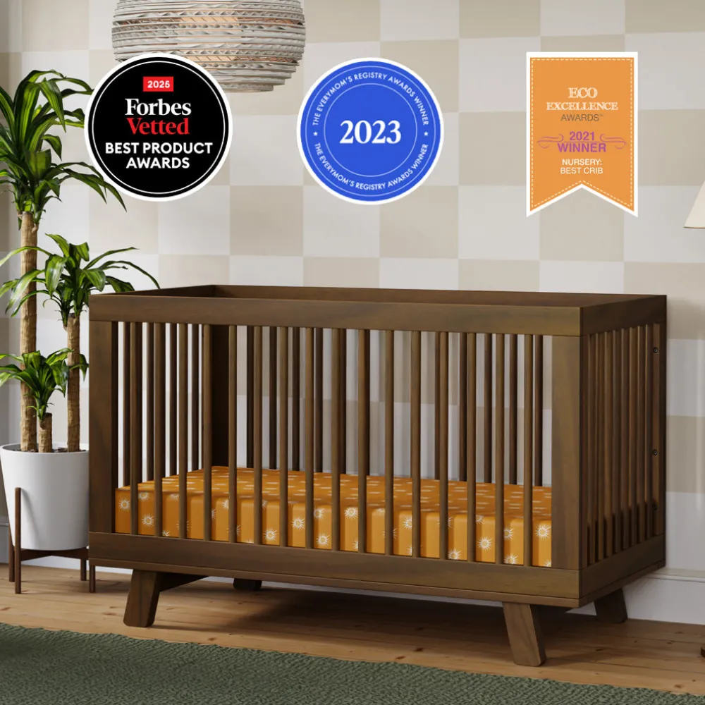 Hudson 3-in-1 Convertible Crib + Toddler Rail
