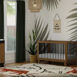 Hudson 3-in-1 Convertible Crib + Toddler Rail
