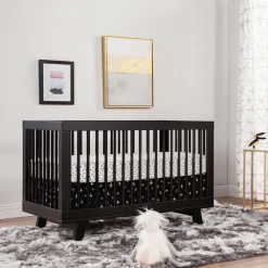 Hudson 3-in-1 Convertible Crib + Toddler Rail