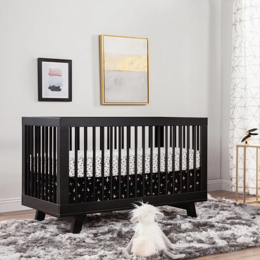 Hudson 3-in-1 Convertible Crib + Toddler Rail