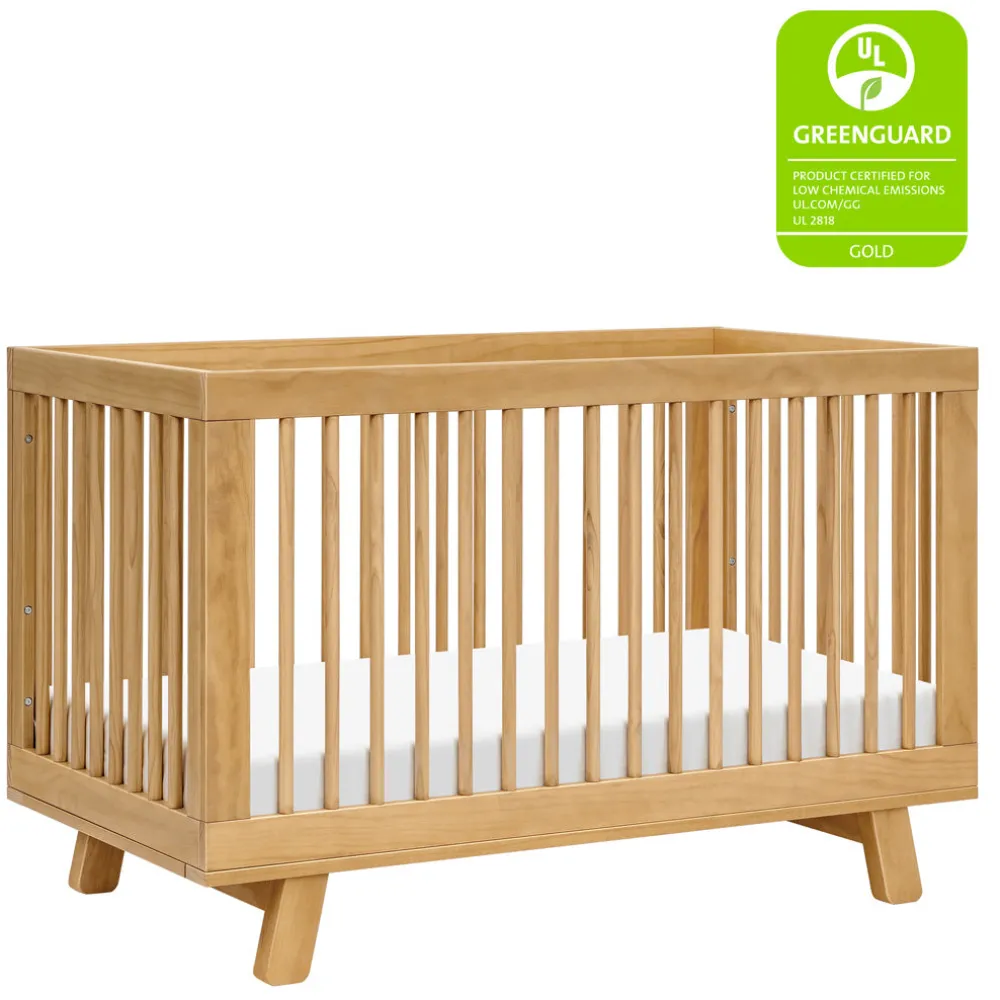 Hudson 3-in-1 Convertible Crib + Toddler Rail
