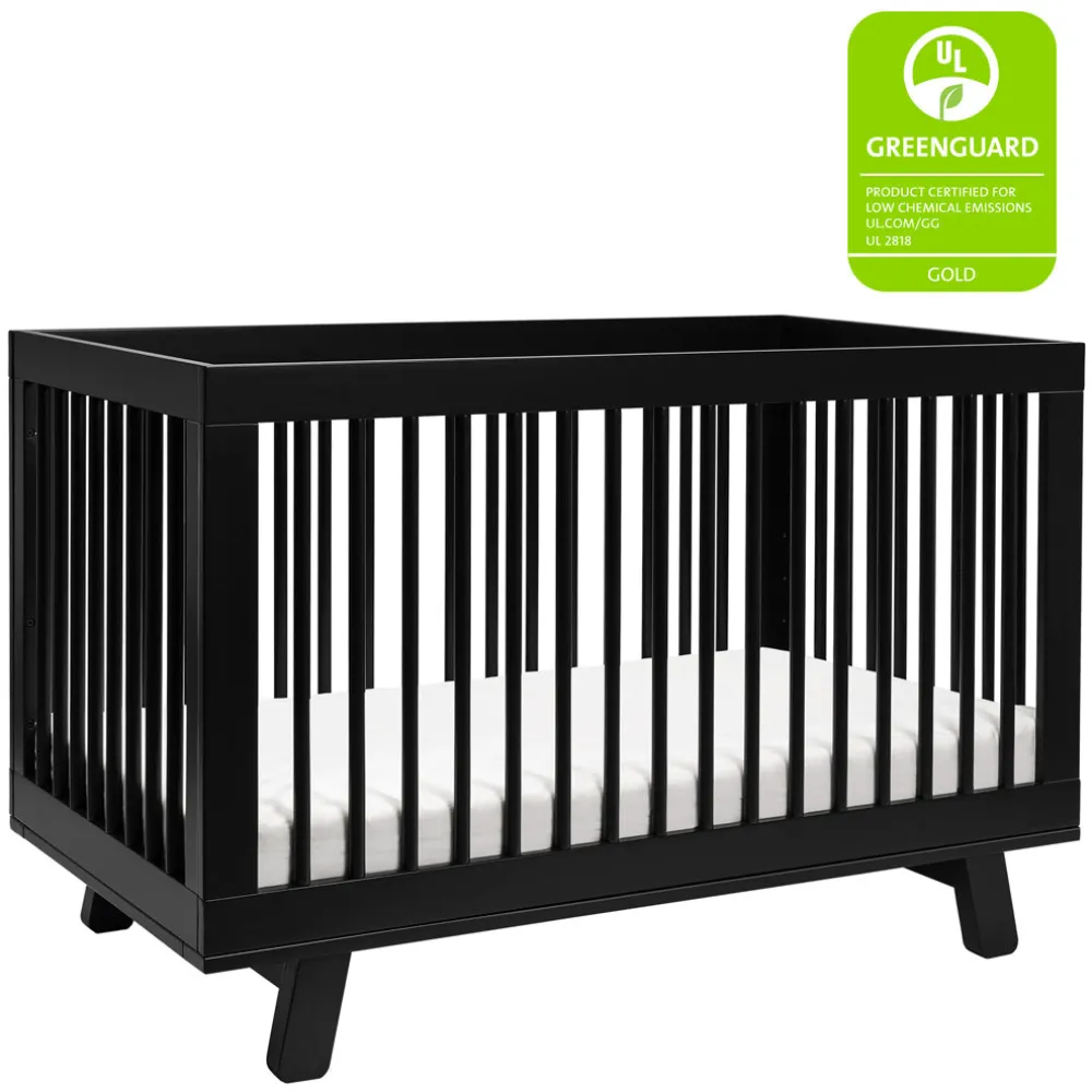 Hudson 3-in-1 Convertible Crib + Toddler Rail