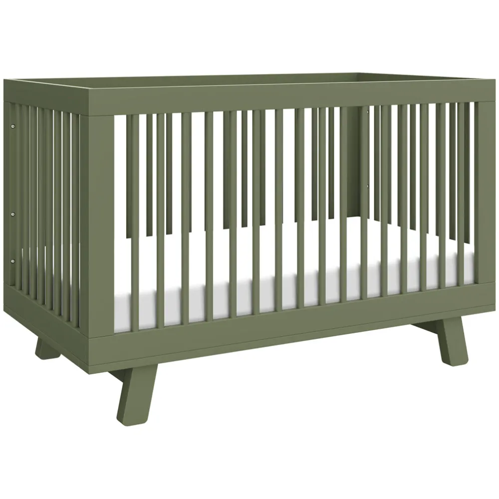 Hudson 3-in-1 Convertible Crib + Toddler Rail