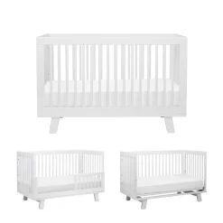 Hudson 3-in-1 Convertible Crib + Toddler Rail