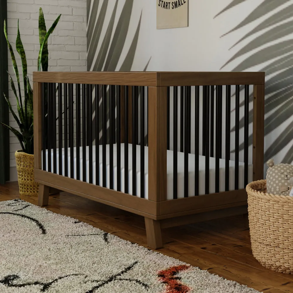 Hudson 3-in-1 Convertible Crib + Toddler Rail