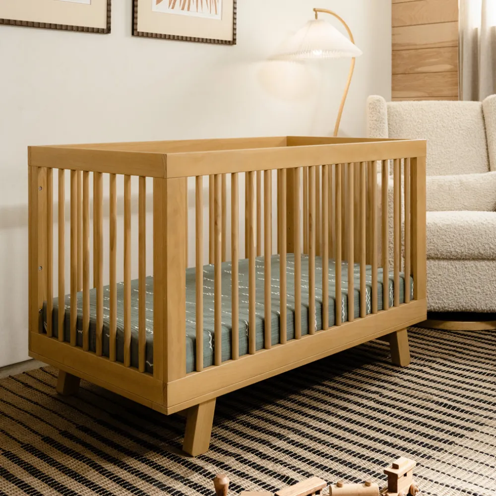 Hudson 3-in-1 Convertible Crib + Toddler Rail