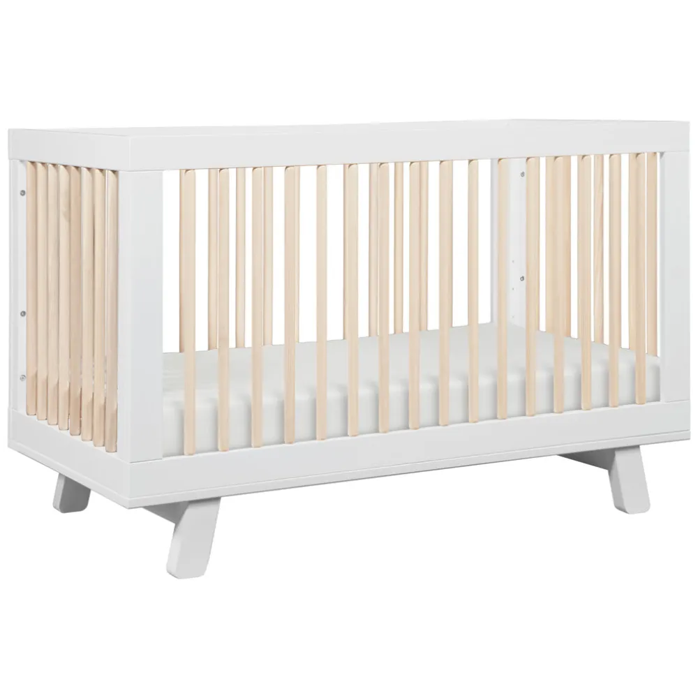 Hudson 3-in-1 Convertible Crib + Toddler Rail