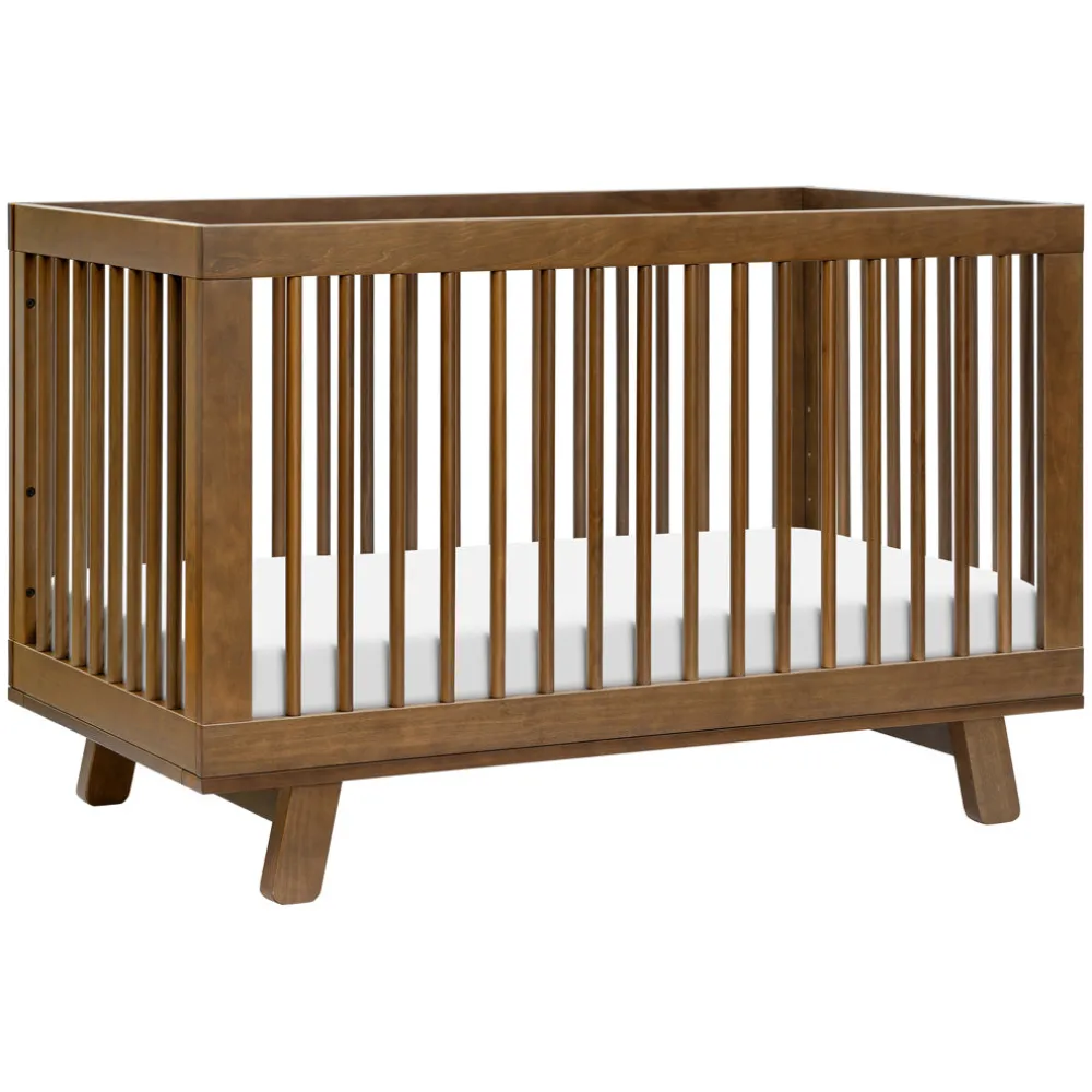 Hudson 3-in-1 Convertible Crib + Toddler Rail