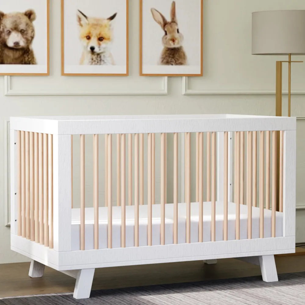 Hudson 3-in-1 Convertible Crib + Toddler Rail
