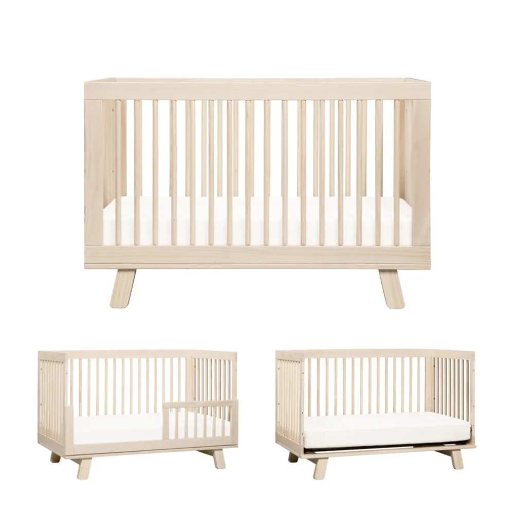 Hudson 3-in-1 Convertible Crib + Toddler Rail
