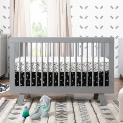 Hudson 3-in-1 Convertible Crib + Toddler Rail