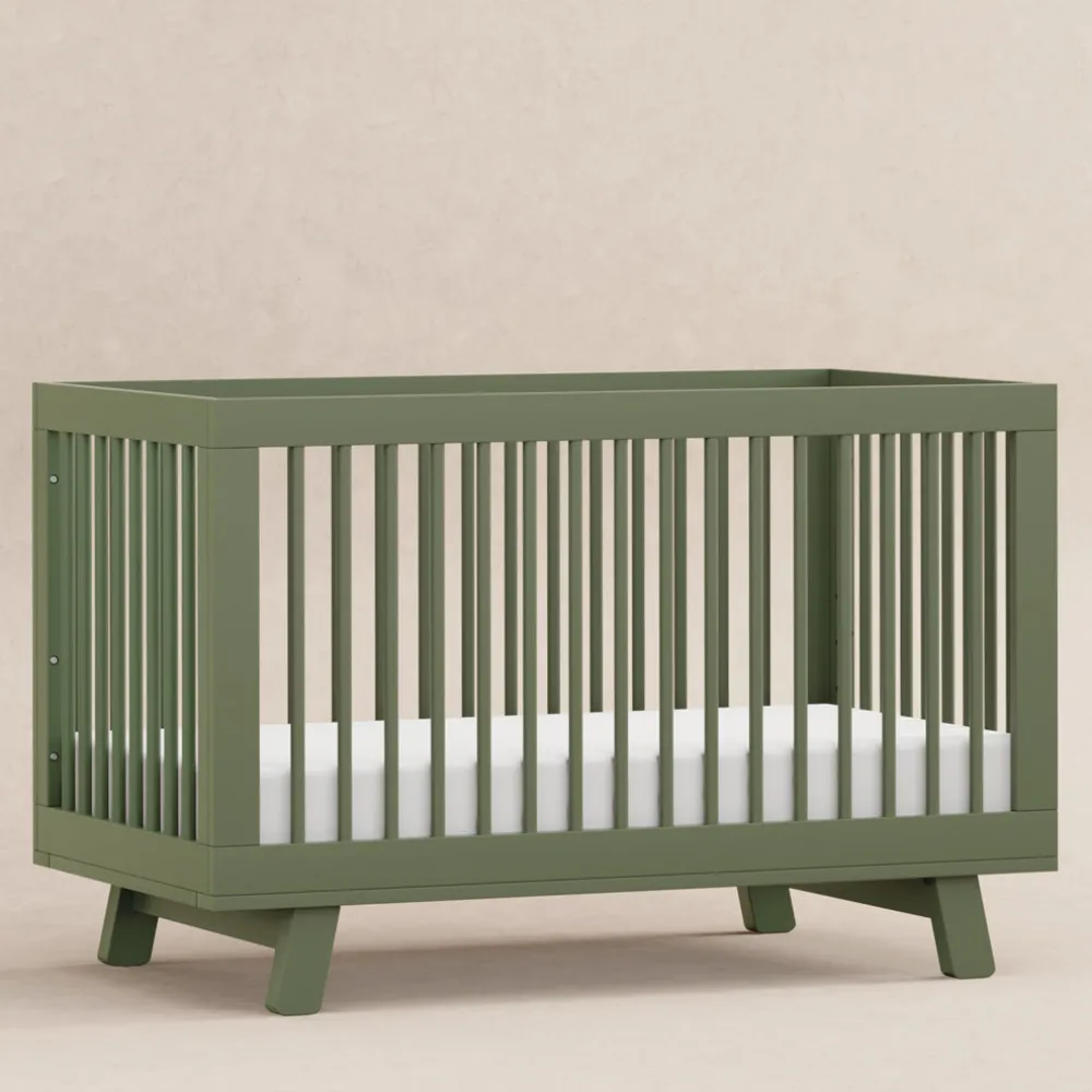 Hudson 3-in-1 Convertible Crib + Toddler Rail