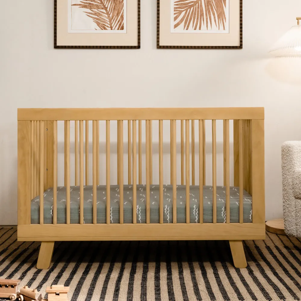 Hudson 3-in-1 Convertible Crib + Toddler Rail