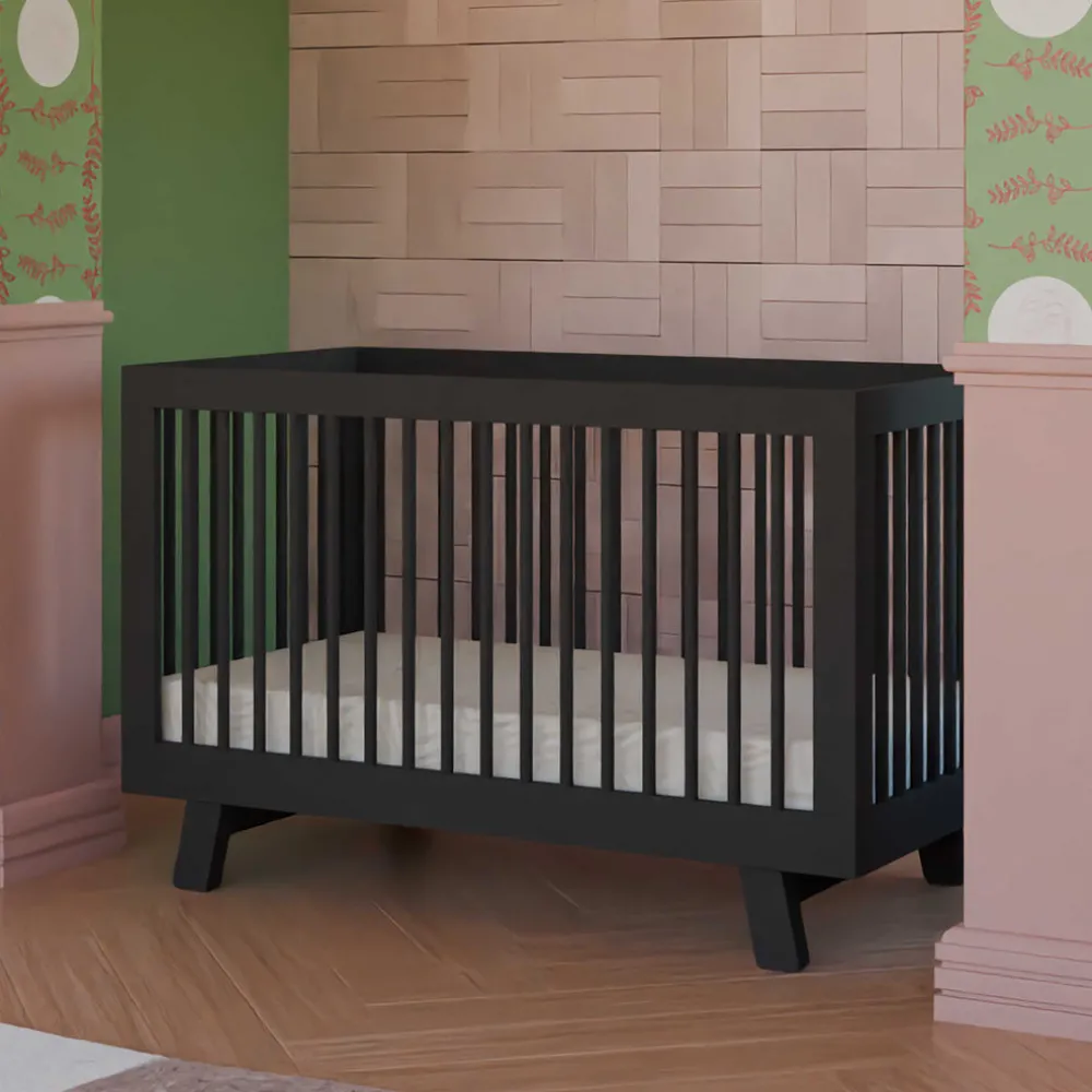 Hudson 3-in-1 Convertible Crib + Toddler Rail
