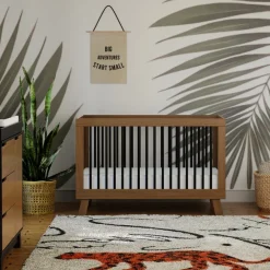 Hudson 3-in-1 Convertible Crib + Toddler Rail