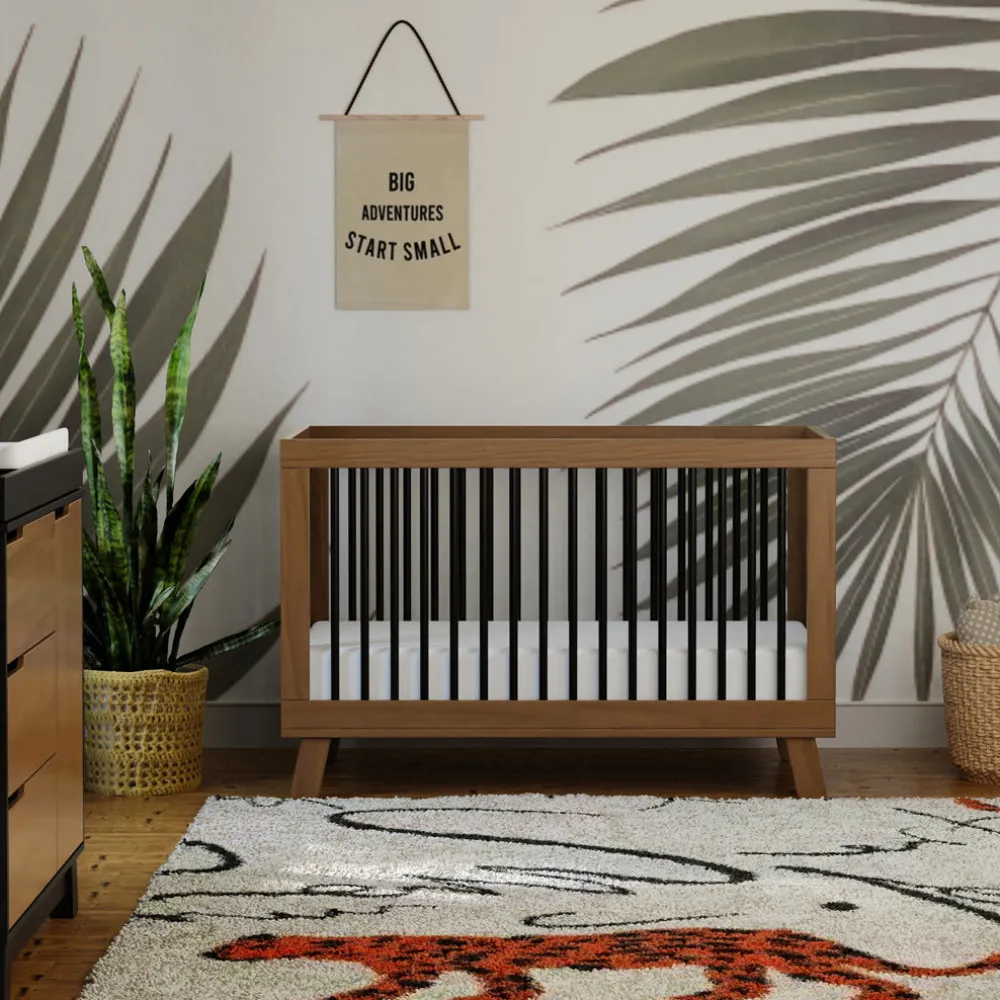 Hudson 3-in-1 Convertible Crib + Toddler Rail