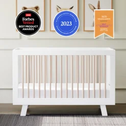 Hudson 3-in-1 Convertible Crib + Toddler Rail
