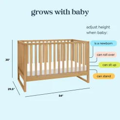 Hunter 3-in-1 Convertible Crib