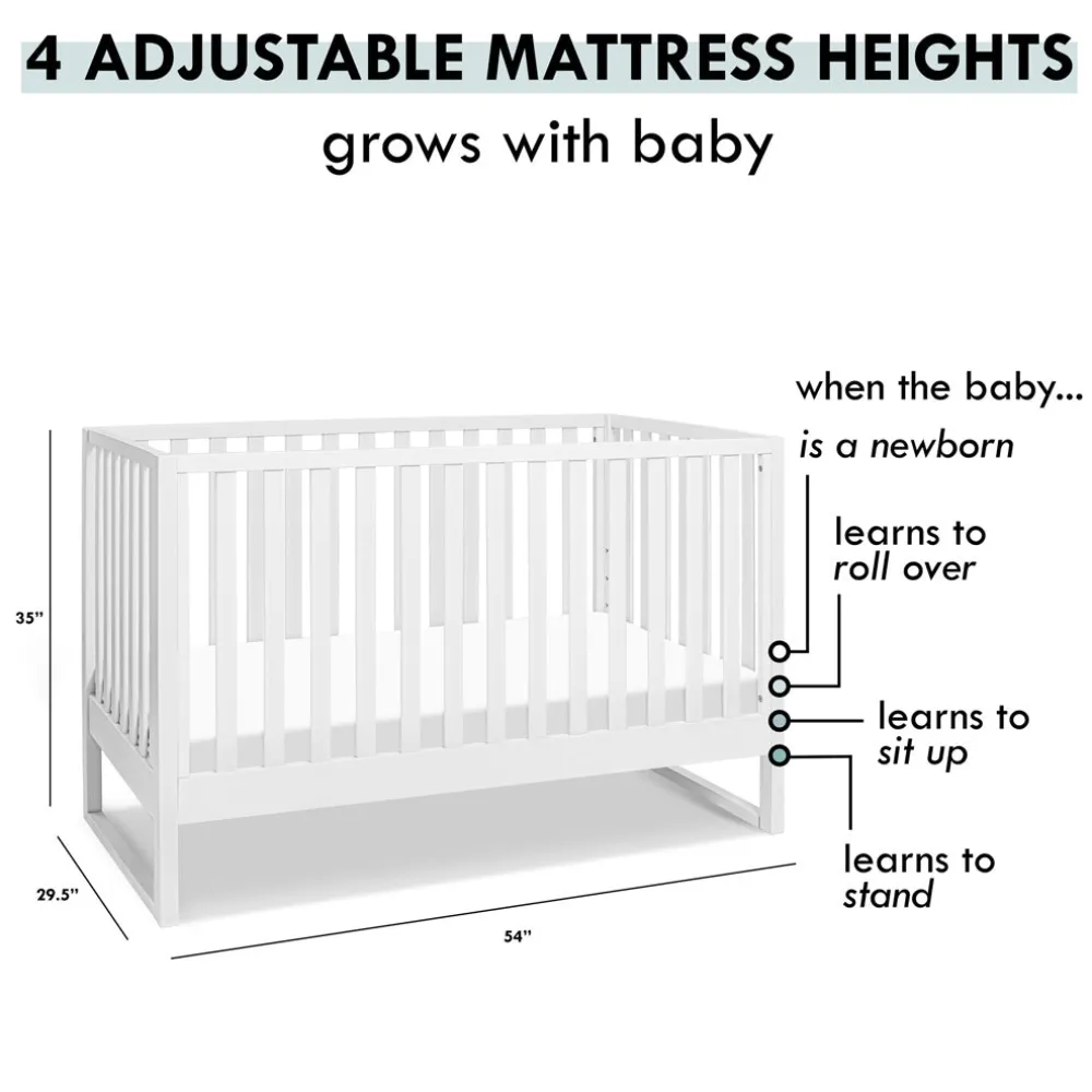 Hunter 3-in-1 Convertible Crib
