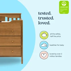 Jayden 3-Drawer Changer Dresser