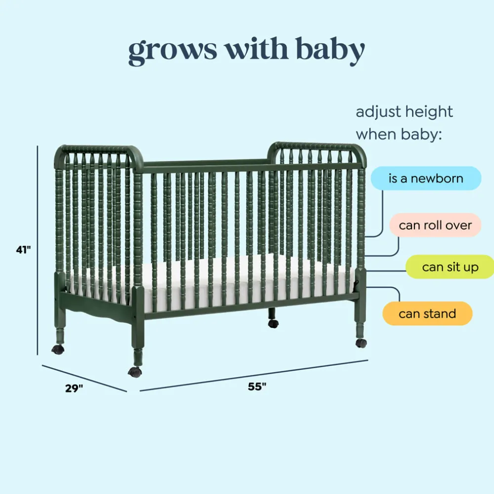 Jenny Lind 3-in-1 Convertible Crib