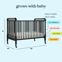 Jenny Lind 3-in-1 Convertible Crib