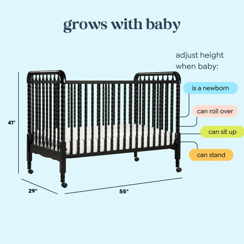 Jenny Lind 3-in-1 Convertible Crib