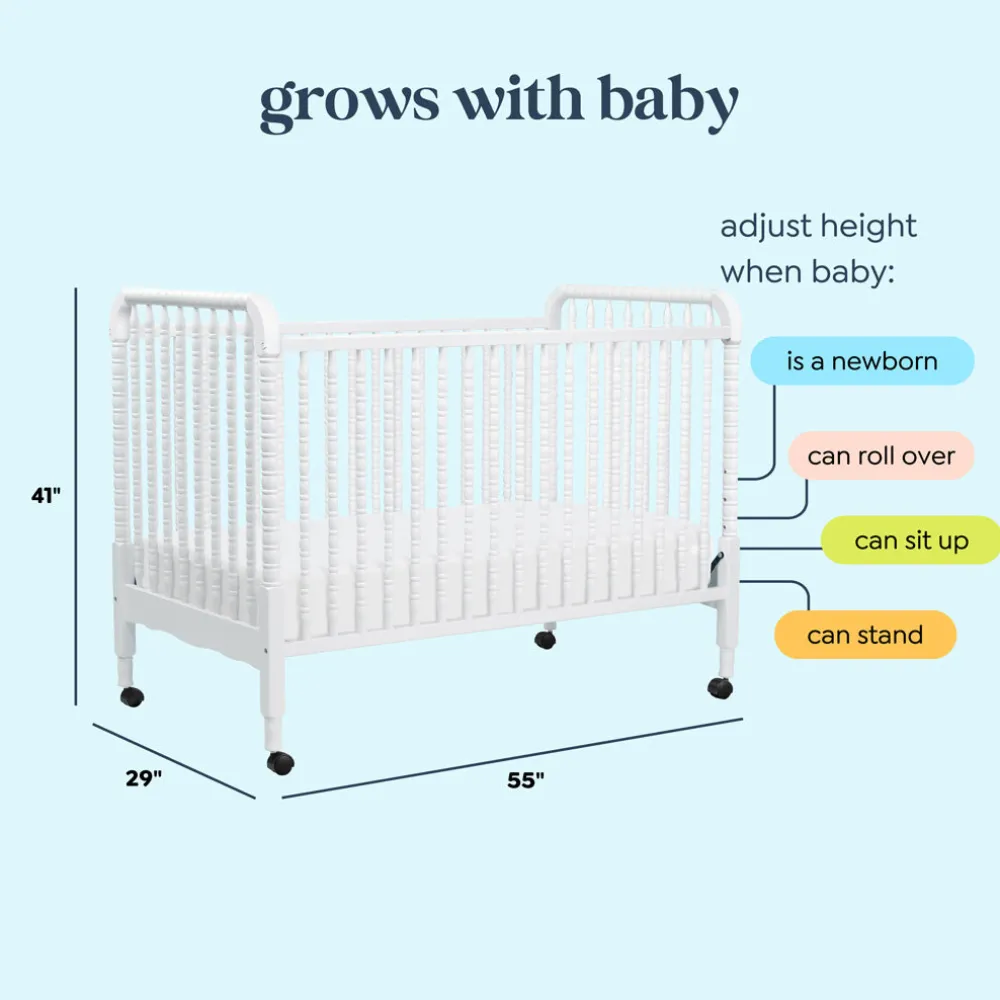 Jenny Lind 3-in-1 Convertible Crib