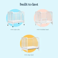 Jenny Lind 3-in-1 Convertible Mini Crib