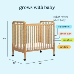 Jenny Lind 3-in-1 Convertible Mini Crib