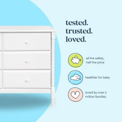 Jenny Lind Spindle 6-Drawer Dresser