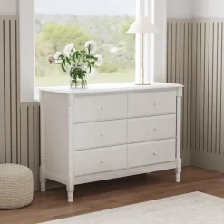 Jenny Lind Spindle 6-Drawer Dresser